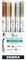 Zebra Mildliner Double Ended Marker Bold & Fine Point 5/Pkg-Neutral
